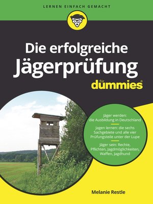 cover image of Die erfolgreiche J&auml;gerpr&uuml;fung f&uuml;r Dummies